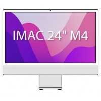 iMAC APPLE 24"" RETINA 4.5K M4 10CORE+GPU 10CORE 16GB 256GB SILVER