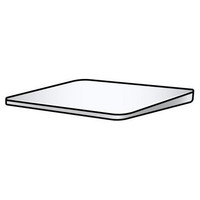 Raton inalambrico apple magic trackpad blanco