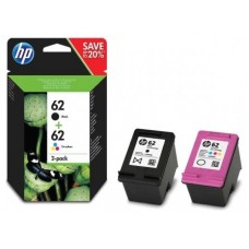 TINTA HP 62 PACK AHORRO NEGRO TRICOLOR