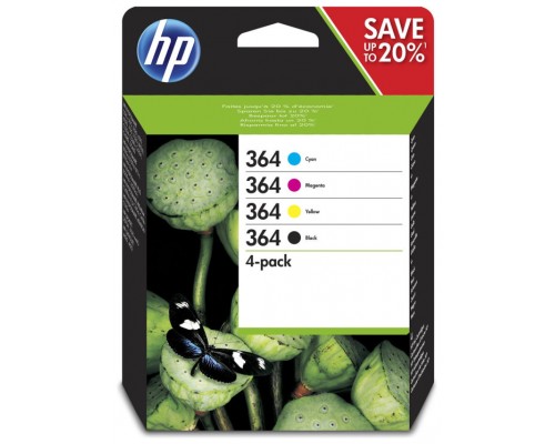 HP Cartucho Multipack 364 Negro+ Color