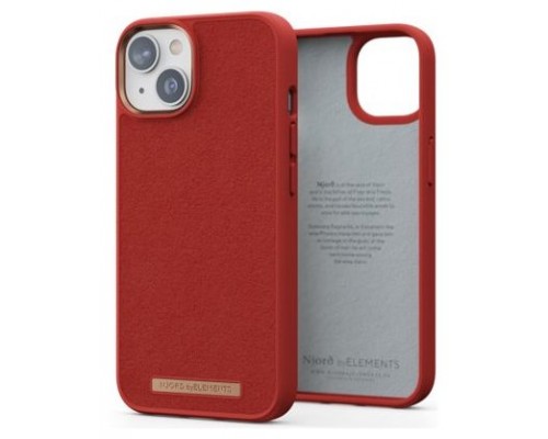 FUNDA IPHONE 12/13/14 SUEDE COMFORT NARANJA QUEMADO NJORD