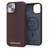 FUNDA MAGSAFE IPHONE 14 PIEL MARRON OSCURO NJORD