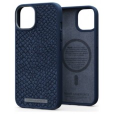 FUNDA MAGSAFE IPHONE 14 PIEL DE SALMON AZUL PETROLEO NJORD