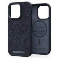 FUNDA MAGSAFE IPHONE 14 PRO PIEL DE SALMON NEGRO NJORD