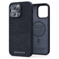 FUNDA MAGSAFE IPHONE 14 PRO MAX PIEL DE SALMON NEGRO NJORD