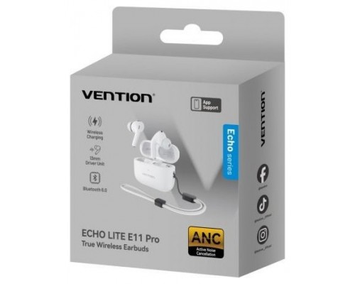 AURICULAR BLUETOOTH ECHO LITE E11 PRO BLANCO VENTION