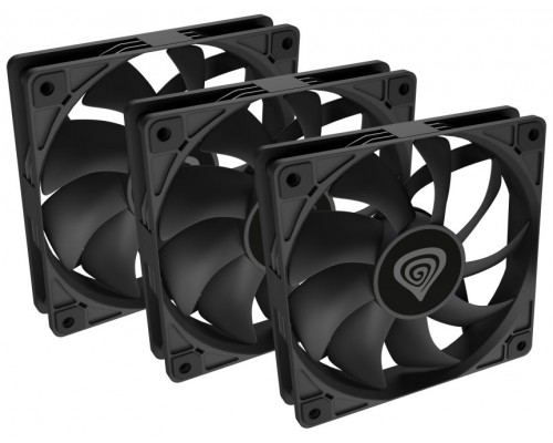 VENTILADOR CAJA GENESIS OXAL 120 NEGRO ALTO RENDIMIENTO 120 MM PACK 3 UDS