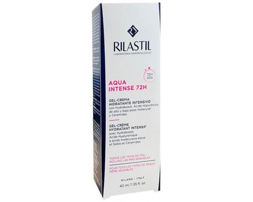 RILASTIL AQUA INTENSE 72H GEL CREMA HIDRATANTE INTENSO 40 ML·