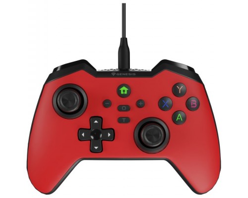 GAMEPAD GENESIS MANGAN 300 USB (FOR PC/SWITCH/MOBILE) ROJO