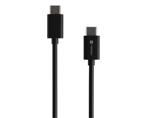 CABLE 2.0 NATEC USB-C MACHO/MACHO PD 100W 2M NEGRO RETAIL