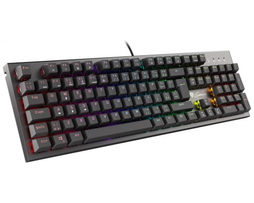 TECLADO GAMING GENESIS THOR 300 RGB PORTUGUES MECANICO RED SWITCH