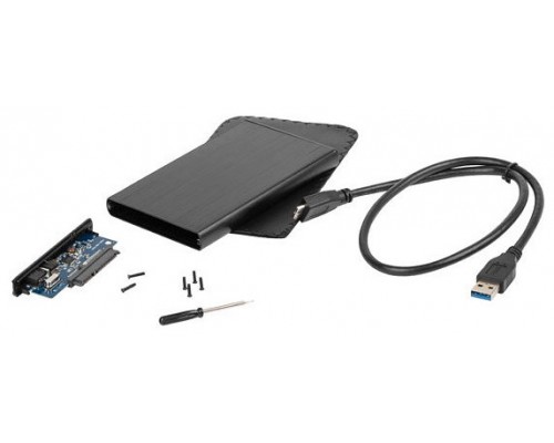 CAJA EXTERNA NATEC RHINO DISCO DURO 2,5" USB 2.0 SATA NEGRA