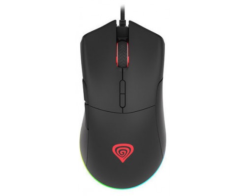 RATON GAMING GENESIS KRYPTON 290 RGB SENSOR OPTICO 6400 DPI BLANCO