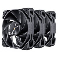 KIT 3 VENTILADORES AUXILIAR NOVA 120 NEGRO ANTEC