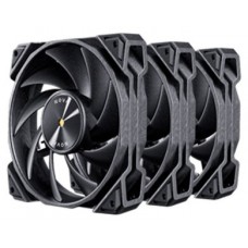 KIT 3 VENTILADORES AUXILIAR NOVA 120 NEGRO ANTEC