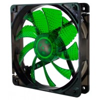 VENTILADOR CAJA NOX COOL FAN LED 120MM NEGRO LED VERDE