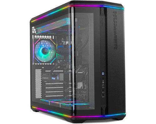 NOX Semitorre ATX Hummer Anvil Cristal Curv Negra
