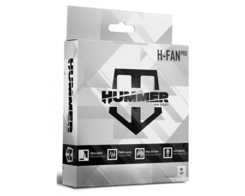 VENTILADOR NOX HUMMER H-FAN PRO LED WHITE 120MM PWM