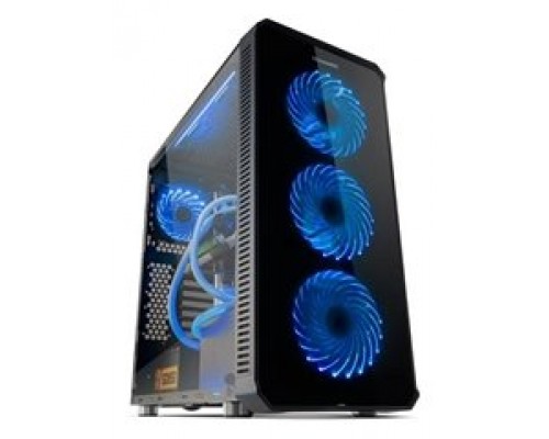 Nox Caja Semitorre E-ATX  HUMMER TGX RGB Cristal T