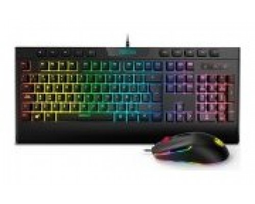 Krom Pack RGB Teclado Membrana y Raton Kalyos SP