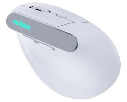 Nilox Ratón Wir Vertical Rec. Silen 1600DPI Blanco-IA4 Nilox Ratón Wir Vertical Rec. Silen 1600DPI Blanco