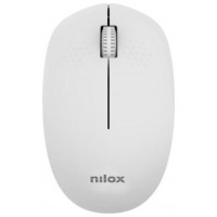 Nilox Ratón Wireless, 1000 DPI, 3 botones, Gris