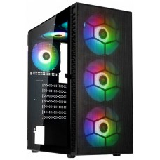 CAJA SEMITORRE ATX OBSERVATORY HF MESH A-RGB NEGRO KOLINK