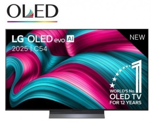 TV LG OLED EVO AI C5 OLED55C54LA 55" UHD 4K SMART TV NEGRO