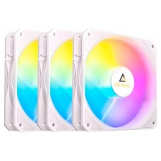 KIT 3 VENTILADORES AUXILIAR P12 A-RGB BLANCO ANTEC