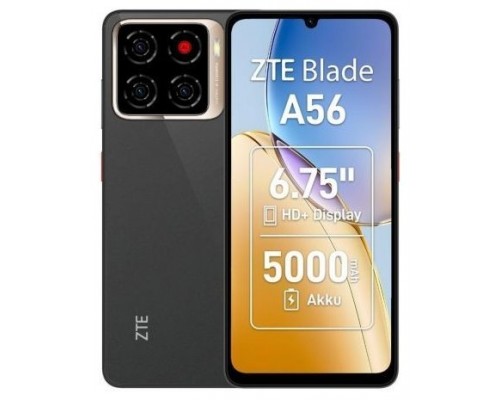 ZTE Blade A56 6,75" HD+ 4GB(+8GB) 64GB Black