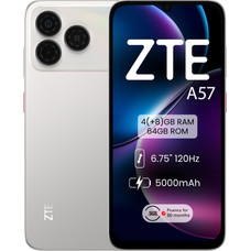 ZTE Blade A57 6.75" 4GB 128GB Silver-IA18 ZTE Blade A57 6.75" 4GB 128GB Silver