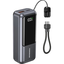 Gembird Powerbank con LCD 10000 mAh Gris-IA7 Gembird Powerbank con LCD 10000 mAh Gris
