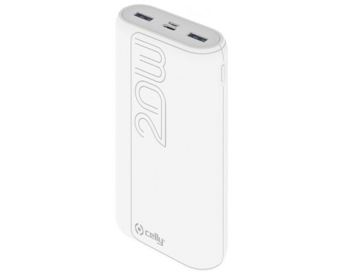 POWERBANK CELLY 20.000mAh PD 22W BLANCO·