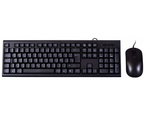 TECLADO + RATON WIRED PC-CASE