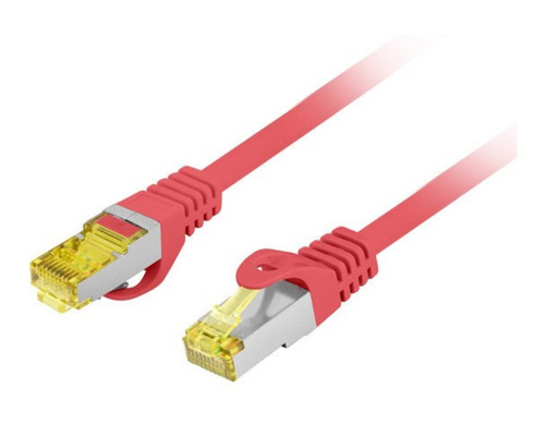 CABLE RED LANBERG LATIGUILLO CAT.6A S/FTP LSZH CU 1.5M ROJO FLUKE PASSED