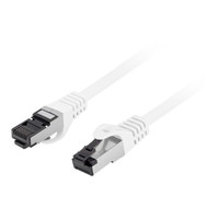 CABLE RED LANBERG LATIGUILLO CAT.8.1 S/FTP LSZH CU 1M BLANCO FLUKE PASSED