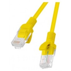 CABLE RED LANBERG LATIGUILLO CAT.6 UTP 1.5M AMARILLO FLUKE PASSED