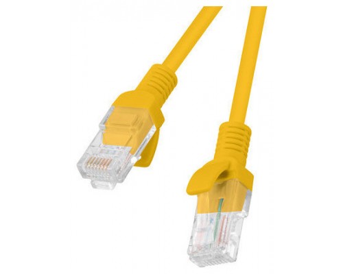 CABLE RED LANBERG LATIGUILLO CAT.6 UTP 5M NARANJA FLUKE  PASSED