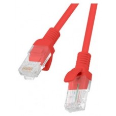 CABLE RED LANBERG LATIGUILLO CAT.6 UTP 5M ROJO FLUKE  PASSED