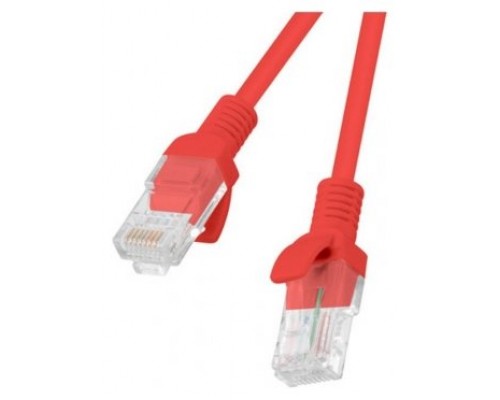 CABLE RED LANBERG LATIGUILLO CAT.6 UTP 20M ROJO FLUKE  PASSED