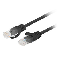 CABLE RED LANBERG LATIGUILLO CAT.6 UTP 0.25M NEGRO FLUKE PASSED (PACK 10 UDS)-4DI CABLE RED LANBERG LATIGUILLO CAT.6 UTP 0.25M NEGRO FLUKE PASSED (PACK 10 UDS)
