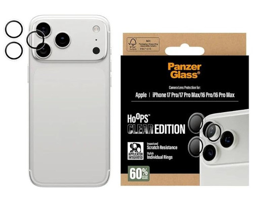 PanzerGlass Camera Prot. iPhone 16-17Pro/Max Trans-IA8 PanzerGlass Camera Prot. iPhone 16-17Pro/Max Trans