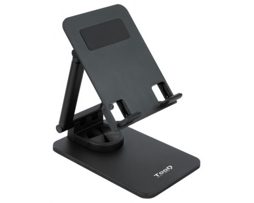 SOPORTE SOBREMESA AJUSTABLE PARA TABLETS 12.9"" NEGRO TOOQ