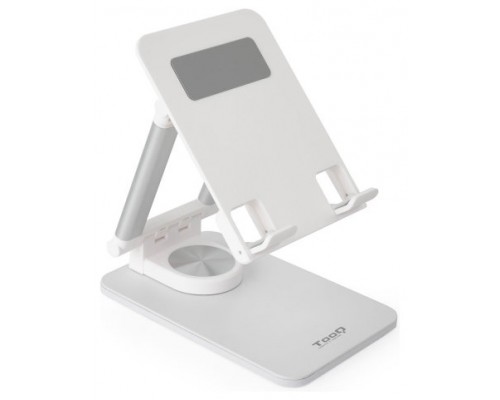 SOPORTE SOBREMESA AJUSTABLE PARA TABLETS 12.9"" BLANCO TOOQ