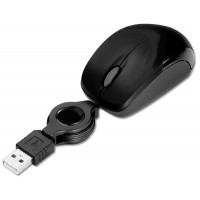 RATON USB MINI PHOENIX 1010+ NEGRO RETRACTIL