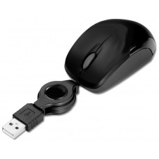 RATON USB MINI PHOENIX 1010+ NEGRO RETRACTIL