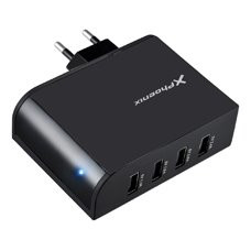 Cargador pared 5.1v 4 entradas usb