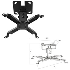 Soporte proyector techo y pared rota-MR2 Soporte proyector techo y pared rota
