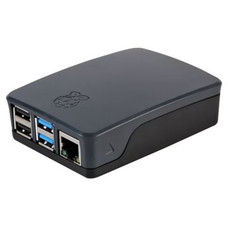 Carcasa raspberry pi 4 negra y