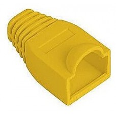 FUNDA PROTECTOR LANBERG CONECTOR RJ45 (PACK 100 UDS) AMARILLO